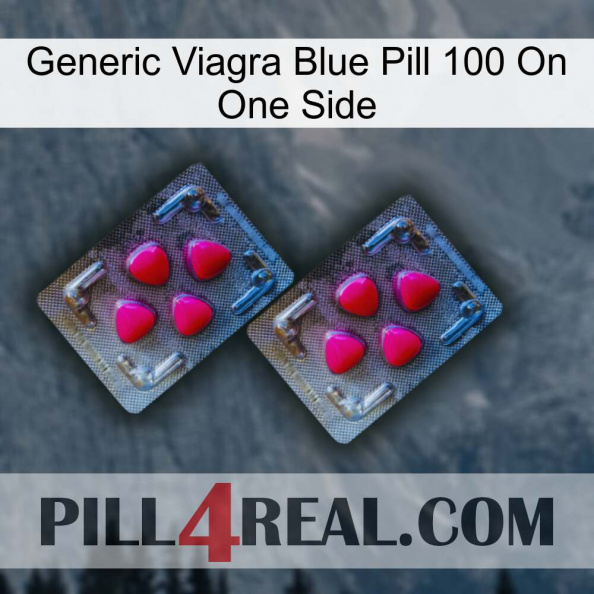 Generic Viagra Blue Pill 100 On One Side 14